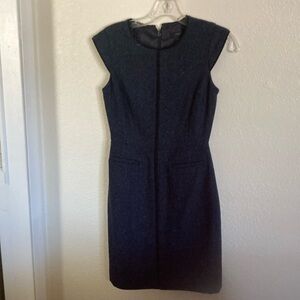 NWOT J.Crew Tweed Blue dress size 2p